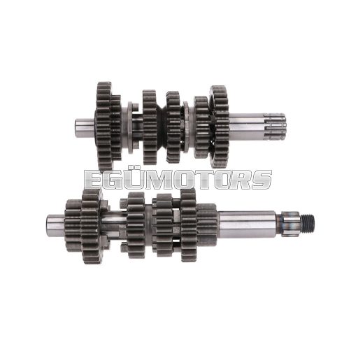 OEM Standard váltó / váltótengely szett, 6 sebességes, standard, Minarelli AM6 1. széria
