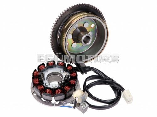 alternator stator and rotor for Minarelli AM6 Moric / Power up w/ E-start