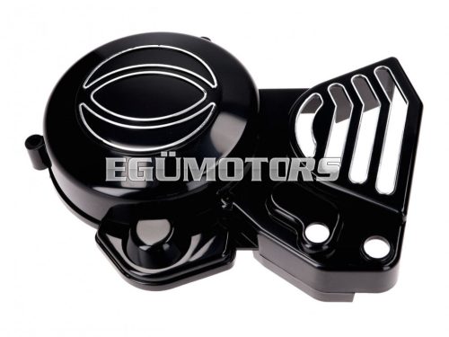 alternator cover / engine ignition cover TUNR black for Derbi EBE, EBS