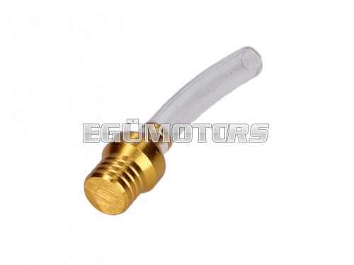 crankcase vent hose 6mm universal - gold