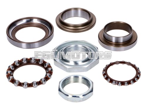 steering head bearing set complete for Kymco Agility, People, Sym Fiddle, Jet 50, Peugeot Tweet