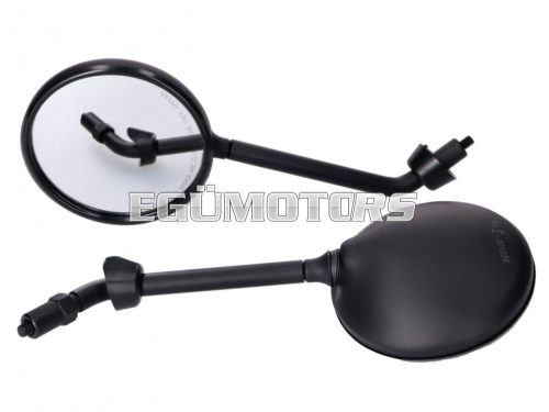 mirror set short version black M8 for Vespa GTS 125 2018-, GTS 300 HPE