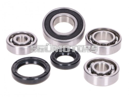 gearbox bearing set w/ oil seals for Minarelli short type