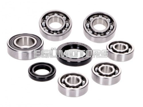 gearbox bearing set w/ oil seals for Kymco horizontal SF10, SYM horizontal