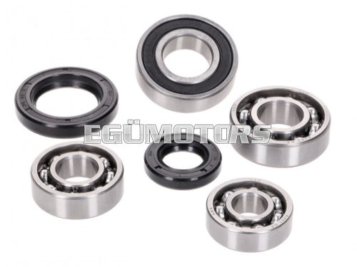 gearbox bearing set w/ oil seals for Peugeot Speedfight 100