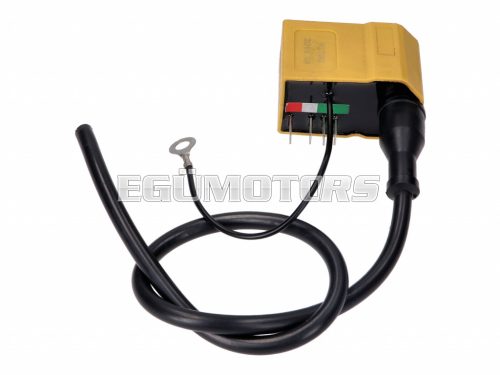 CDI unit w/ ignition coil for Minarelli AM6, Derbi Senda (Ducati, Kokusan ignition)