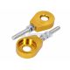 chain tensioner set aluminum gold anodized 12mm