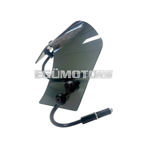 101 Octane szélvédő rövid, sötétített, tartókonzollal, Vespa GT, GTS