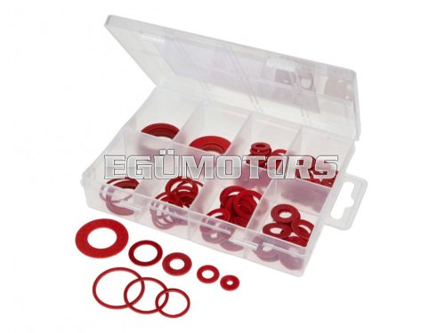 gasket / seal ring assortment fiber 110-piece