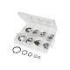 shaft circlip / snap ring assortment external 6-25mm 64-piece