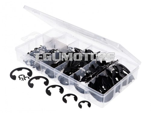 shaft circlip / snap ring assortment external 1.5-22mm 300-piece