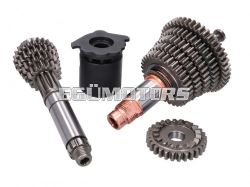 gearbox / gear shaft set 5-speed sport complete, 24/32 for Simson S51, S70, KR51/2, SR50, SR80