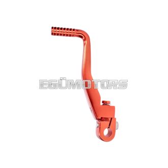   kickstart lever foldable, anodized aluminum, orange for Simson S50, S51, S53, S70, S83