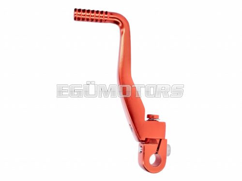 kickstart lever foldable, anodized aluminum, orange for Simson S50, S51, S53, S70, S83