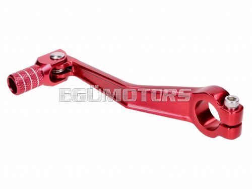 gear shift lever foldable, anodized aluminum, red for Simson S50, S51, S53, S70, S83