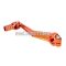 gear shift lever foldable, anodized aluminum, orange for Simson S50, S51, S53, S70, S83