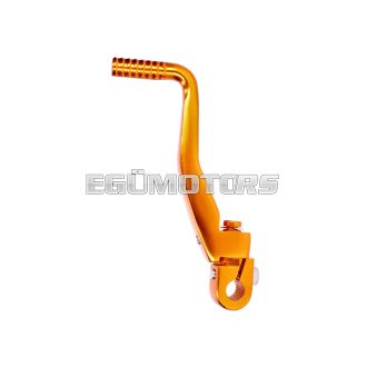  kickstart lever foldable, anodized aluminum, golden for Simson S50, S51, S53, S70, S83