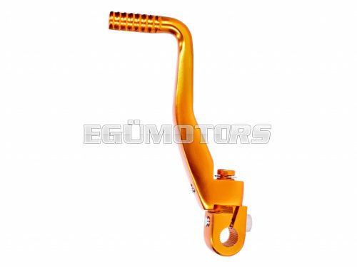 kickstart lever foldable, anodized aluminum, golden for Simson S50, S51, S53, S70, S83