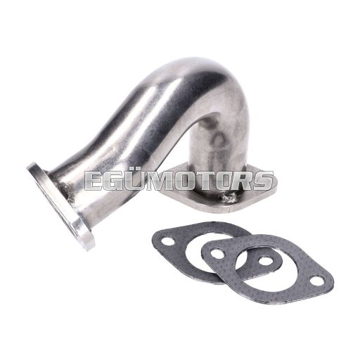 101 Octane kipufogócső rozsdamentes acél, korlátlan, 35mm, Gilera Runner, Piaggio Hexagon, TPH, SKR, Italjet Dragster 125-180 2-ütemű = 50156