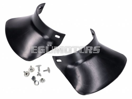 mudguard mud flap set black plastics for Simson S50, S51, S70