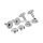 rivets for dirt guard / splash guard for Simson S50, S51, S70