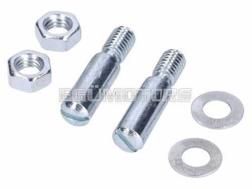 brake lever and clutch lever mounting screws short 6x25mm for Simson S50, S51, S53, S70, S83, SR50, SR80, KR51/2