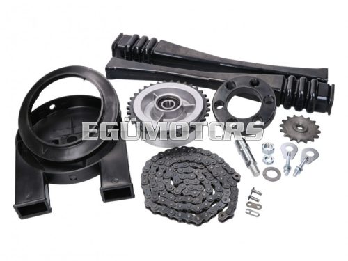 chain drive kit 14-part for Simson KR50 Schwalbe, SR4-1