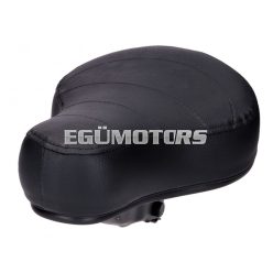   saddle / seat flat 60mm quilted black for Puch, Kreidler, Zündapp, Hercules, Vespa, Tomos, MBK moped