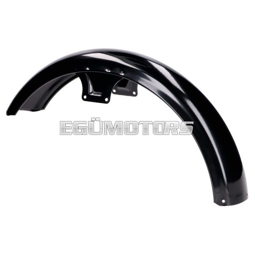 OEM Standard első sárvédő, fekete porfestett, Simson S50, S51, S70
