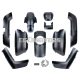 fairing kit 10-piece black primed for NIU-N1, NQi-Sport, NQi-GT, NQI-GTS