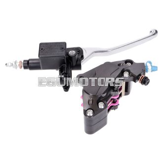   101 Octane féknyereg fejlesztő készlet, 4 dugattyús, Vespa GTS, Primavera, Aprilia Sportcity, Derbi Boulevard, Gilera DNA, Runner, Malaguti Madison, Piaggio 50-300cc