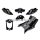 fairing parts kit 6-piece black for Kymco Agility 50, 125cc 2-, 4-stroke 08-17