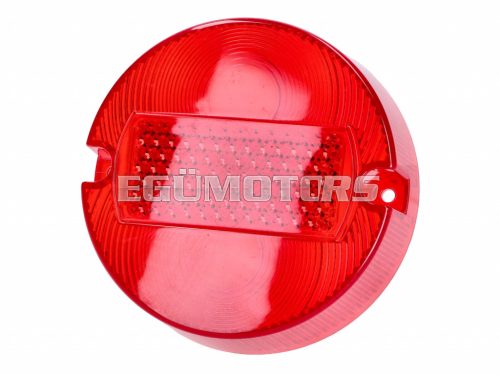 rear light lens 100mm red w/o e-mark for Simson S50, S51, S70, MZ