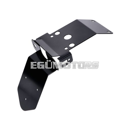 101 Octane rendszámtábla tartó konzol, fekete, Derbi Senda, Aprilia RX, Enduro / Supermoto