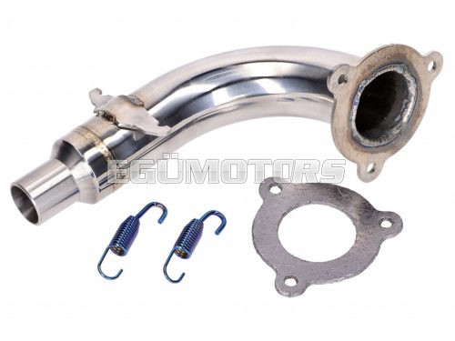 exhaust manifold open, stainless steel for Rieju MRT Euro5