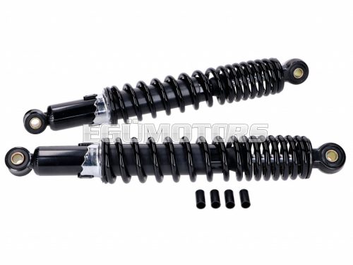 shock absorber set rear 340mm black