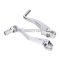 gear shift and kickstart lever foldable, anodized aluminum, silver for Simson S50, S51, S53, S70, S83