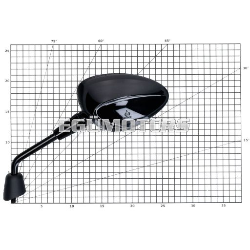 101 Octane visszapillantó tükör pár M8 rövid, Vespa GTS HPE, Sprint, Primavera