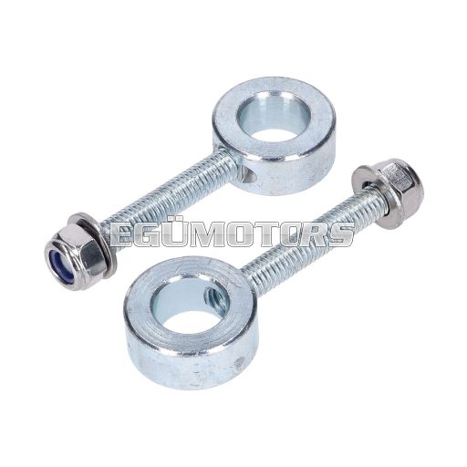 101 Octane láncfeszítő készlet M8, 15mm tengely, Aprilia RX 50, SX 50, Derbi, Euro4 2018-tól