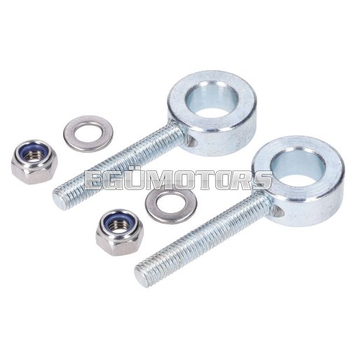 101 Octane láncfeszítő készlet M8, 15mm tengely, Aprilia RX 50, SX 50, Derbi, Euro4 2018-tól