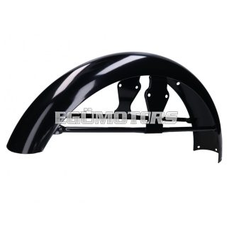   front fender / mudguard with strut, black primed for Simson S50, S51, S70