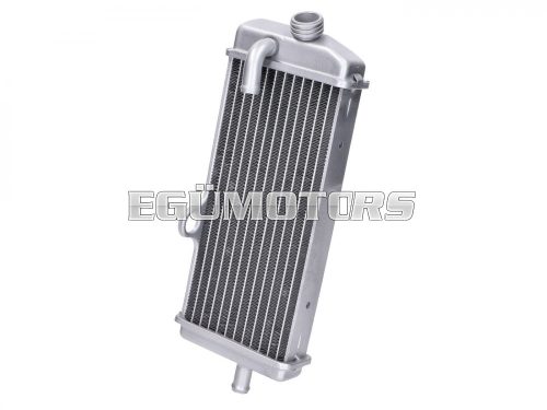 radiator aluminum silver for Yamaha DT 50 R, MBK X-Limit 50 Enduro, SM, Malaguti XSM 50