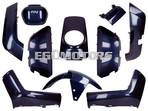 fairing kit 10-piece blue glossy for NIU-N1, NQi-Sport