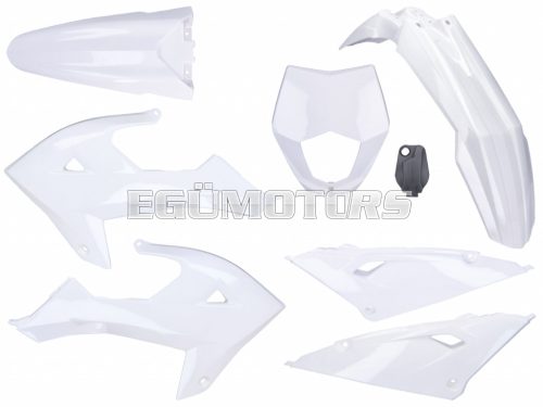 complete white fairing kit for Rieju MRT Pro 2021-2023 Euro5