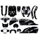 Fairing kit black primed 16-piece for Sym Fiddle 3 year 2014-2020