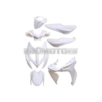   101 Octane idomszett 7 részes, fehér, Yamaha Aerox, MBK Nitro 2013-2017