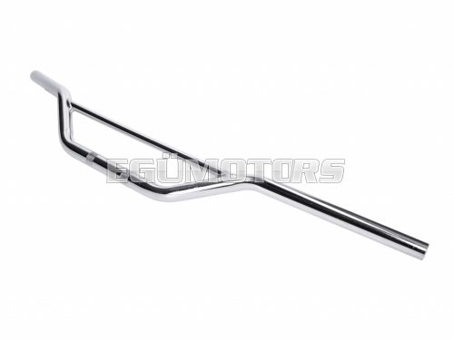 Handlebar motocross steel with chrome-plated brace 22mm - 820mm