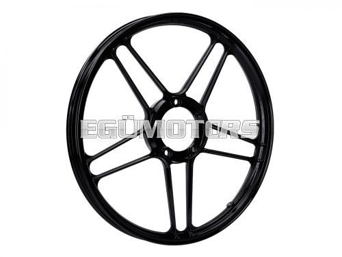 Wheel aluminum black glossy 17 inch black front, rear for Puch Maxi