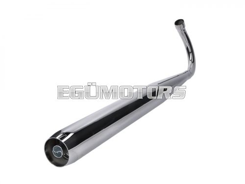 Exhaust completely open 36/32mm chrome for Zündapp