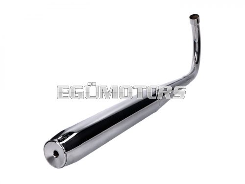 Exhaust 36/32mm chrome for Zündapp